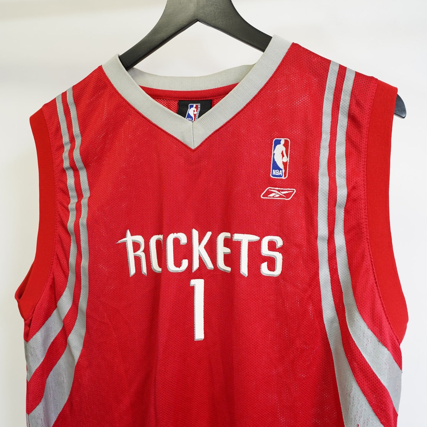 (Youth XL) Vintage Tracy McGrady Houston Rockets Reebok Jersey Youth XL Adult S Red Jersey