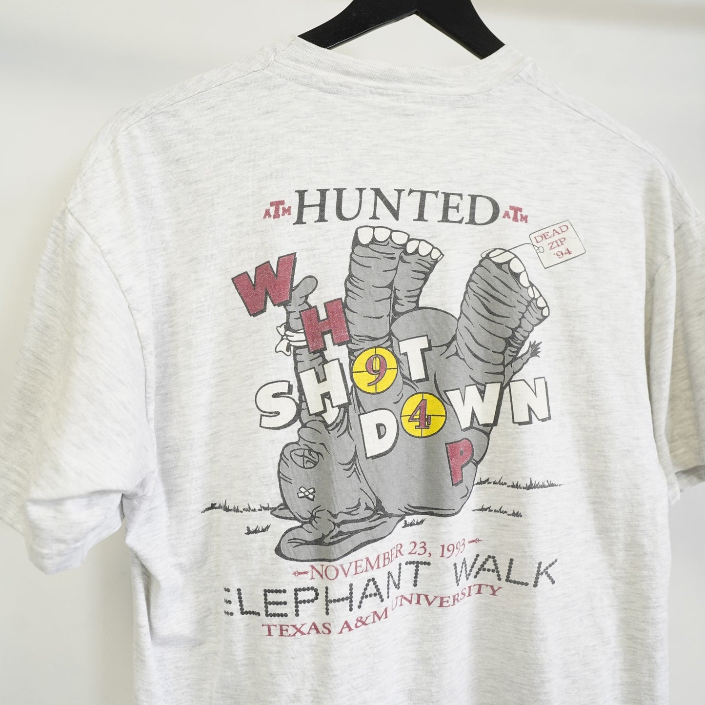 Vintage Texas A&M Aggies 90s Alabama Shoot Out Men's L Heather Gray ATM Football