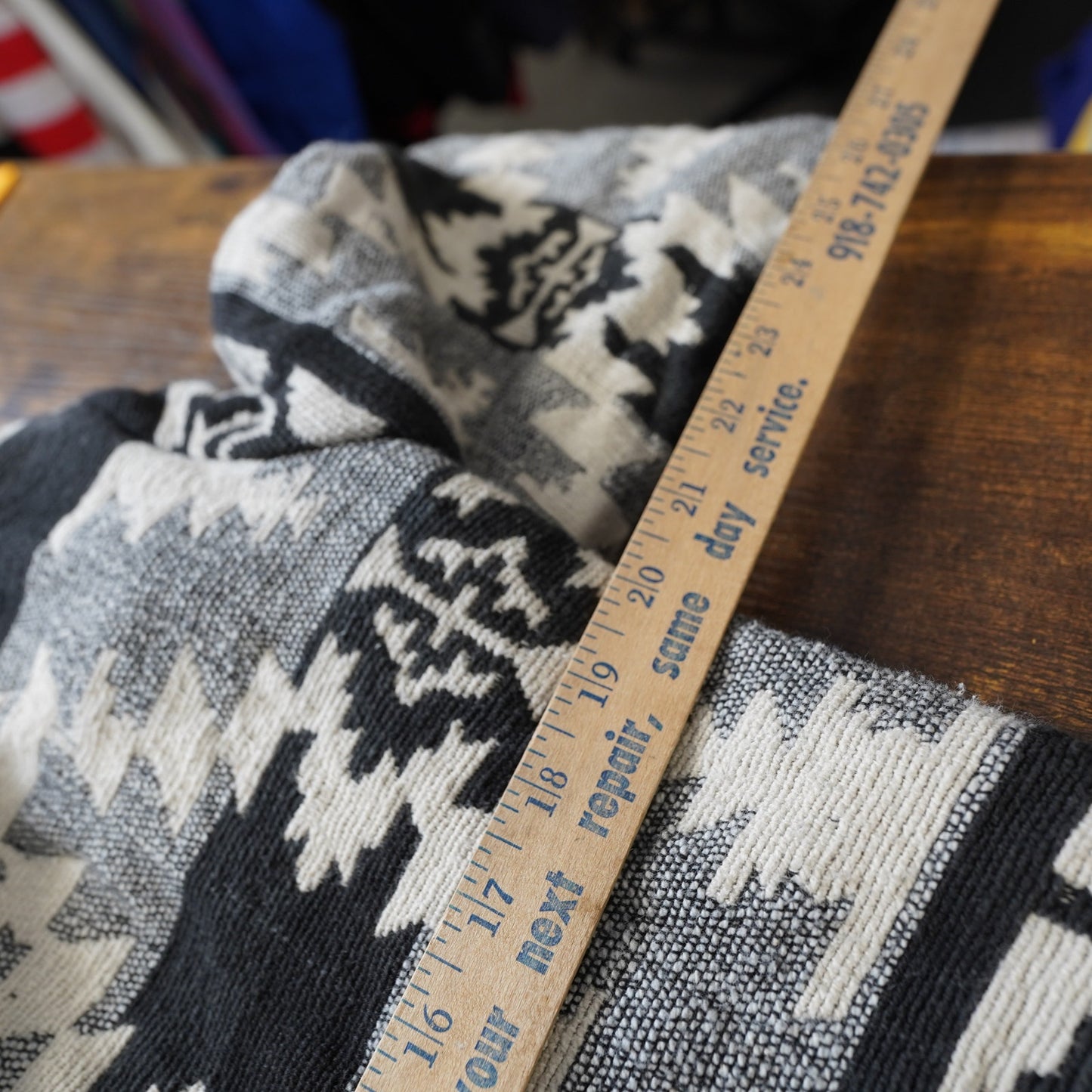 (Women's S) Vintage New Identity South Western Aztec Blanket Jacket Navajo Rodeo