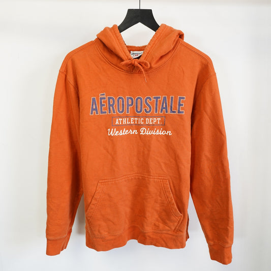 (L) Aeropostale Athletics Y2K Hoodie Men's L Burnt Orange Preppy 2000s Mallcore