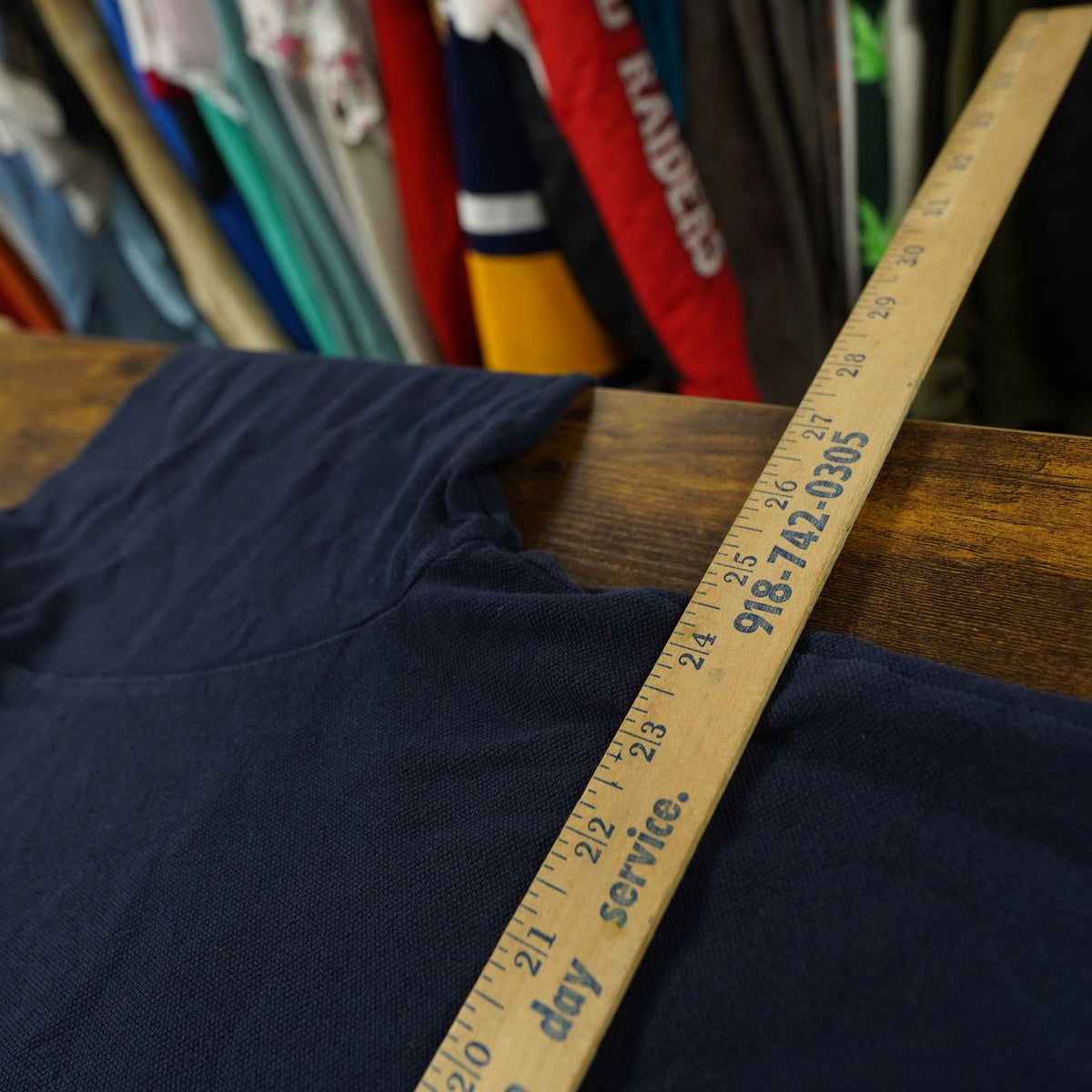 (XXL) Vintage Lacoste Long Sleeve Polo Shirt Men's 2XL Navy Blue Preppy