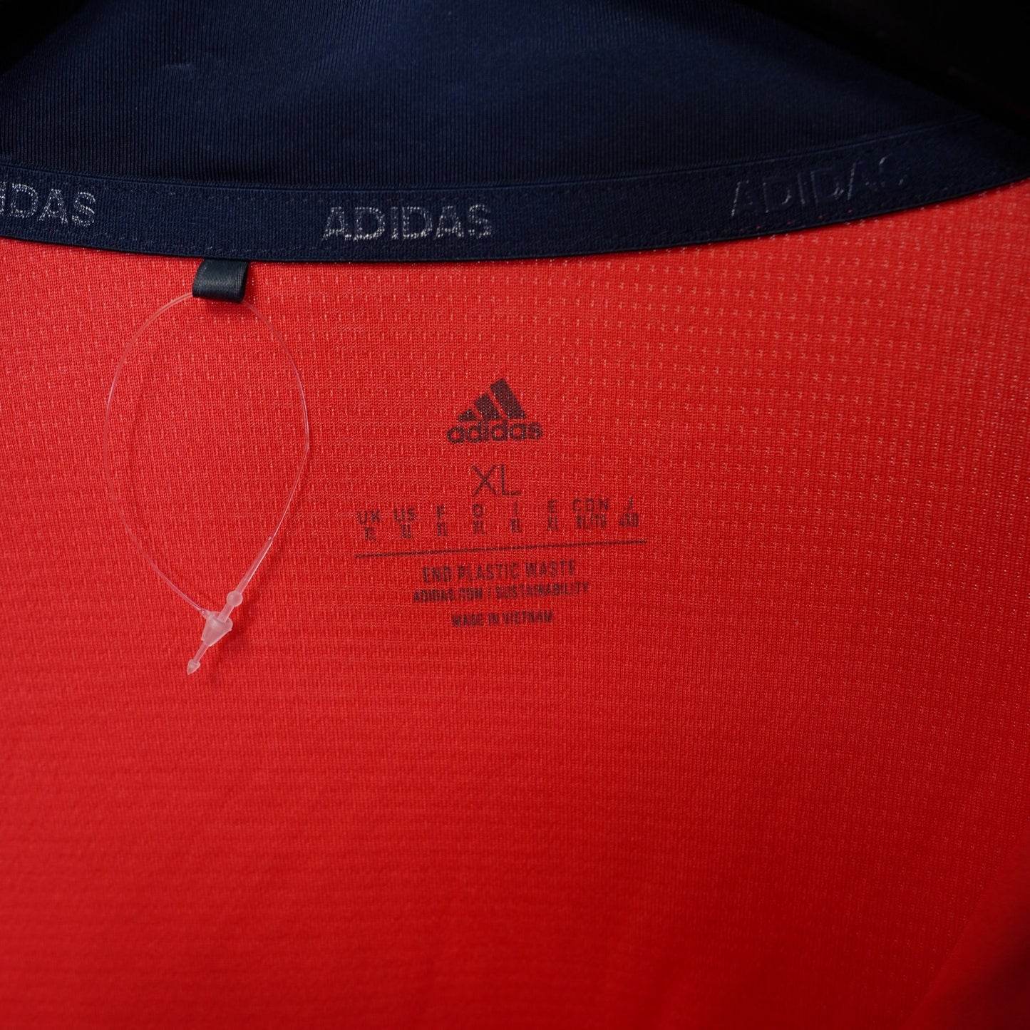 (XL) Adidas Pebble Beach Golf Links 1/4 Zip Pullover Men's XL Orange Pink Embroidered
