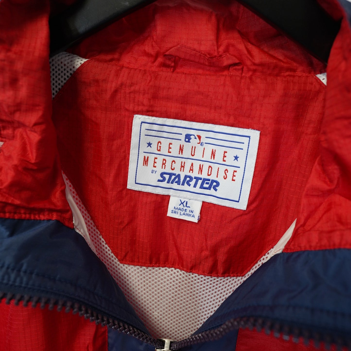 (XL) Vintage Starter St. Louis Cardinals Baseball Windbreaker Men's XL 90s Red Sewn