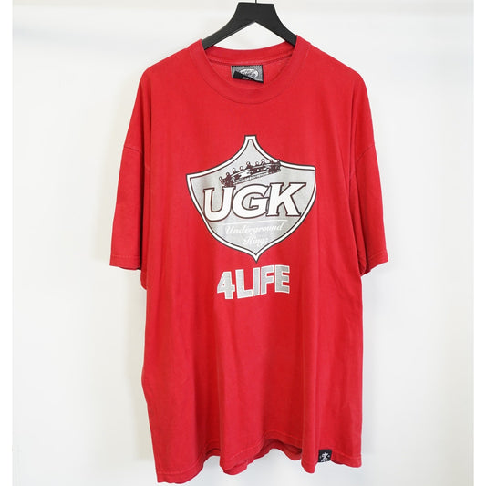 (3XL) Vintage UGK Pimp C Bun B Houston Rap T-Shirt Men's 3XL Hip Hop Underground Kings