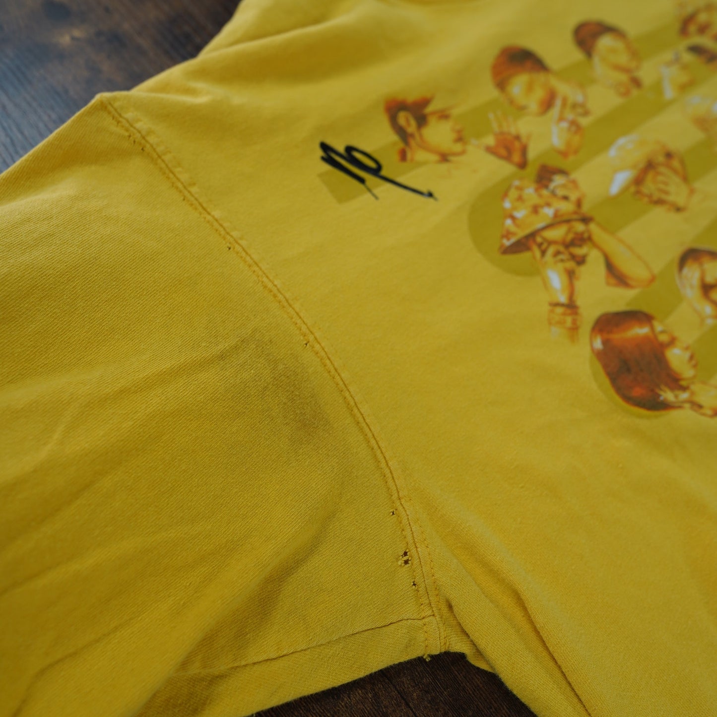 (L) Vintage Y2K Ecko Unlimited No Drama 2000s Yellow Hip Hop T-Shirt