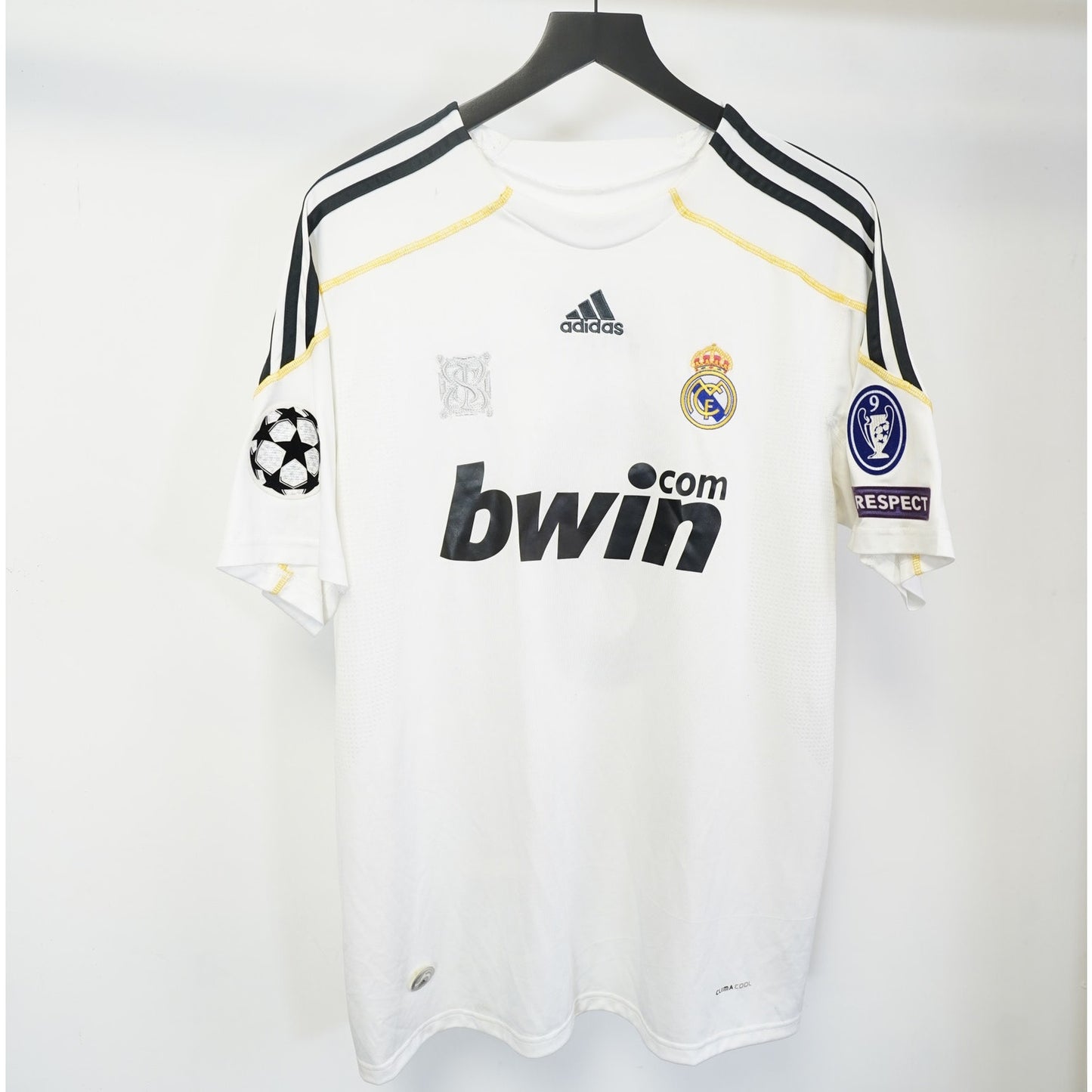 Adidas Real Madrid Kaka Home Soccer Jersey 2009-10 Men's XL White Futbol Kit