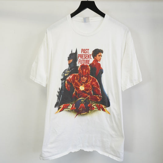 DC The Flash Promotional Movie T-Shirt Superhero Men's 2XL Batman Supergirl