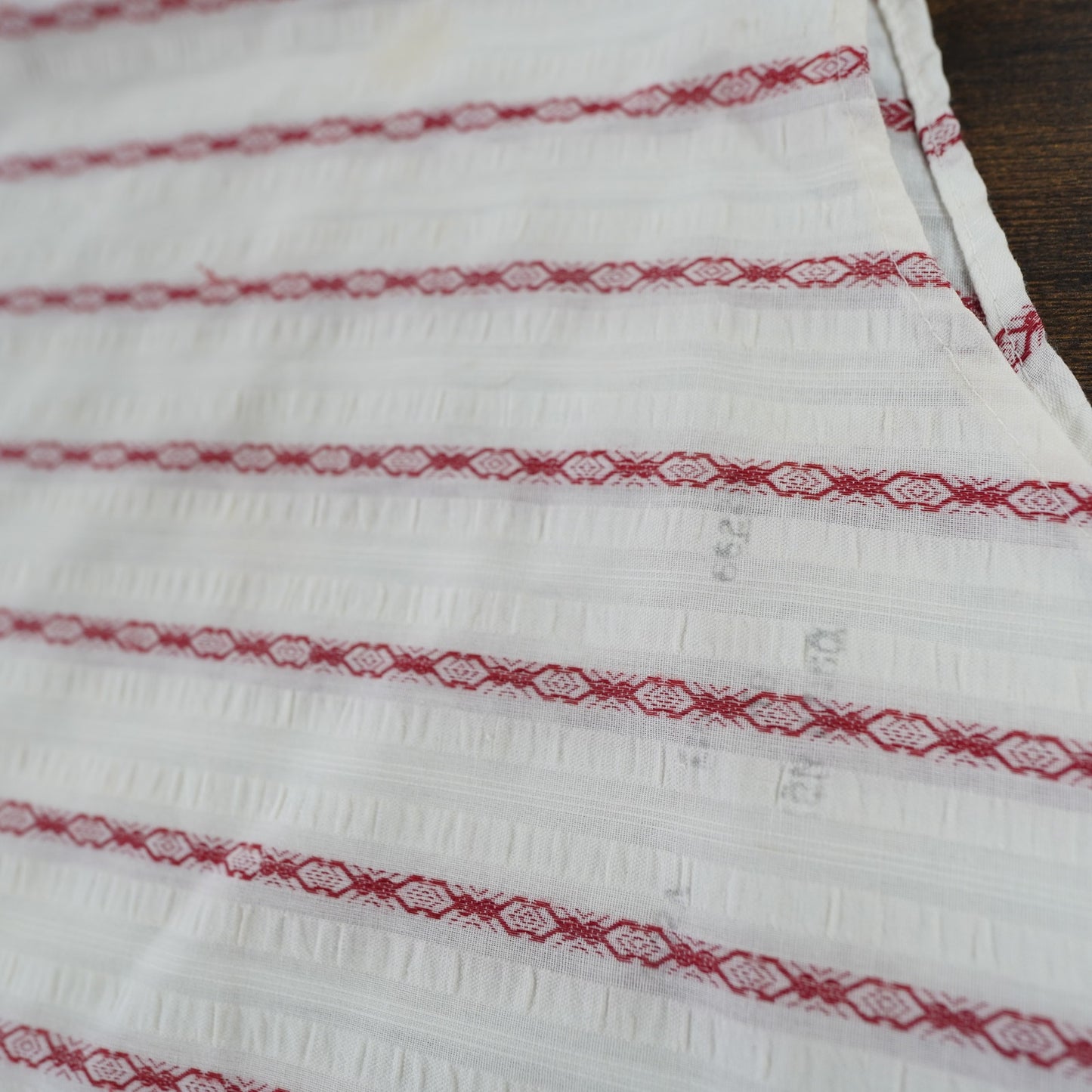 (XL) True Vintage Wide Collar 70s Striped Button Up Shirt Men's White Disco Bowling