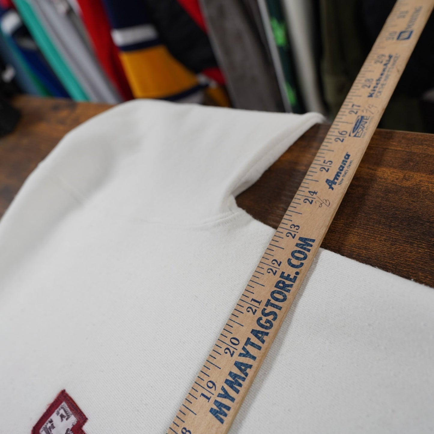 (XL) Vintage A&M Aggies Sewn Russell Athletic 90s Sweatshirt Men's XL White ATM Retro