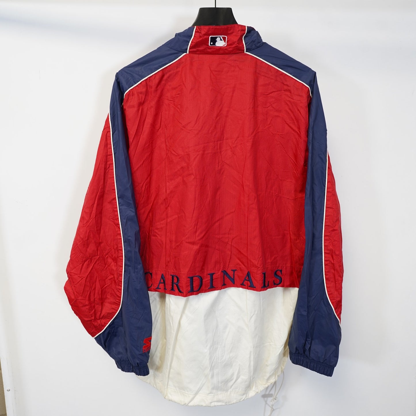 (XL) Vintage Starter St. Louis Cardinals Baseball Windbreaker Men's XL 90s Red Sewn