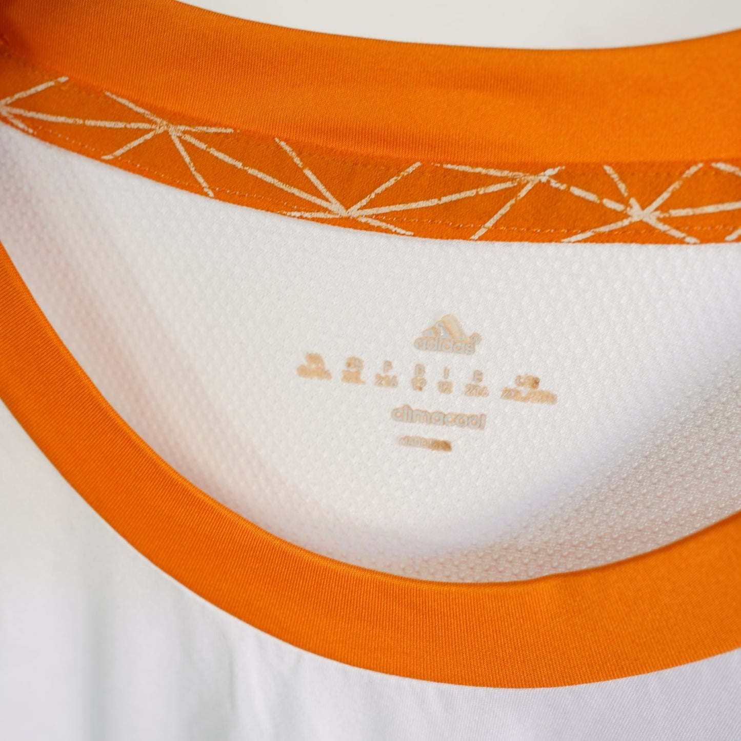 (XL) Adidas Houston Dynamo White MLS Soccer Jersey Men's XL White Orange Futbol