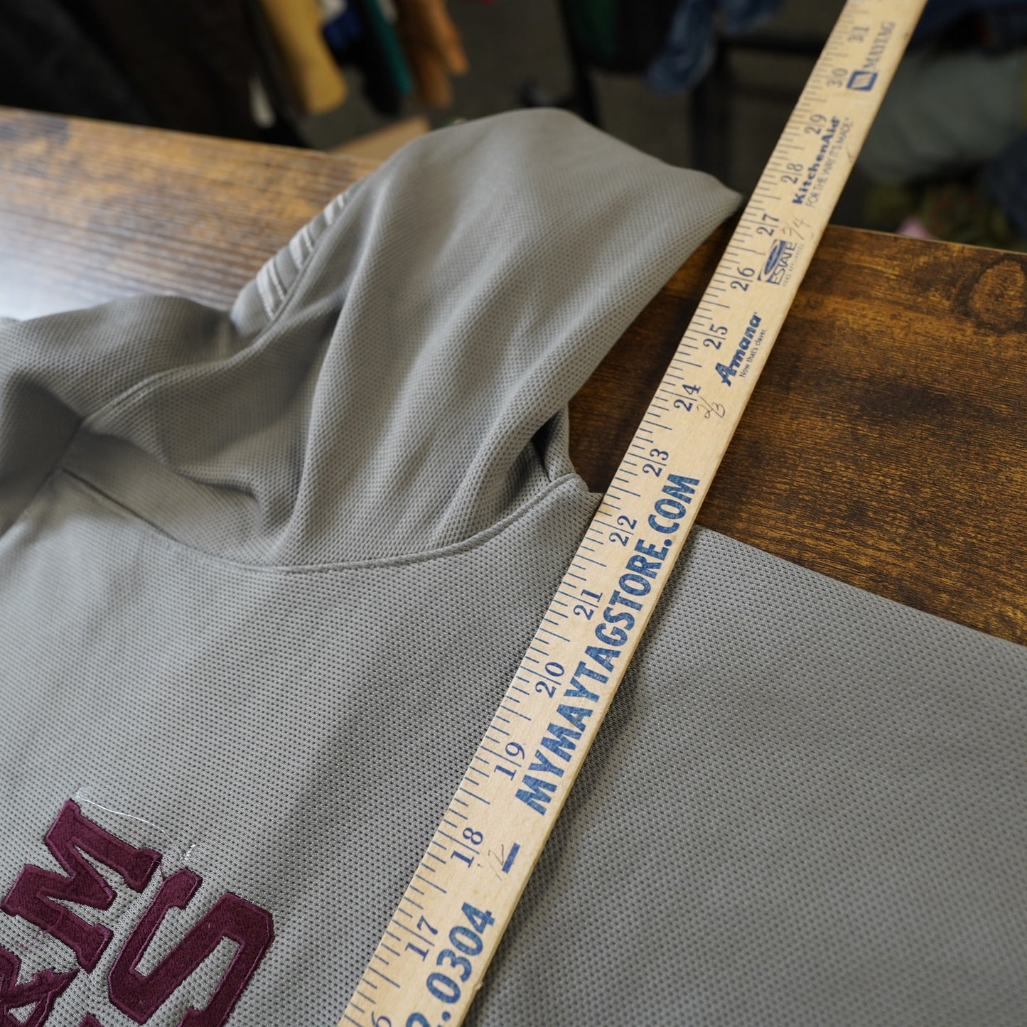 (M) Texas A&M Aggies Adidas Clima Warm Pullover Sweatshirt Men's M Gray Crewneck