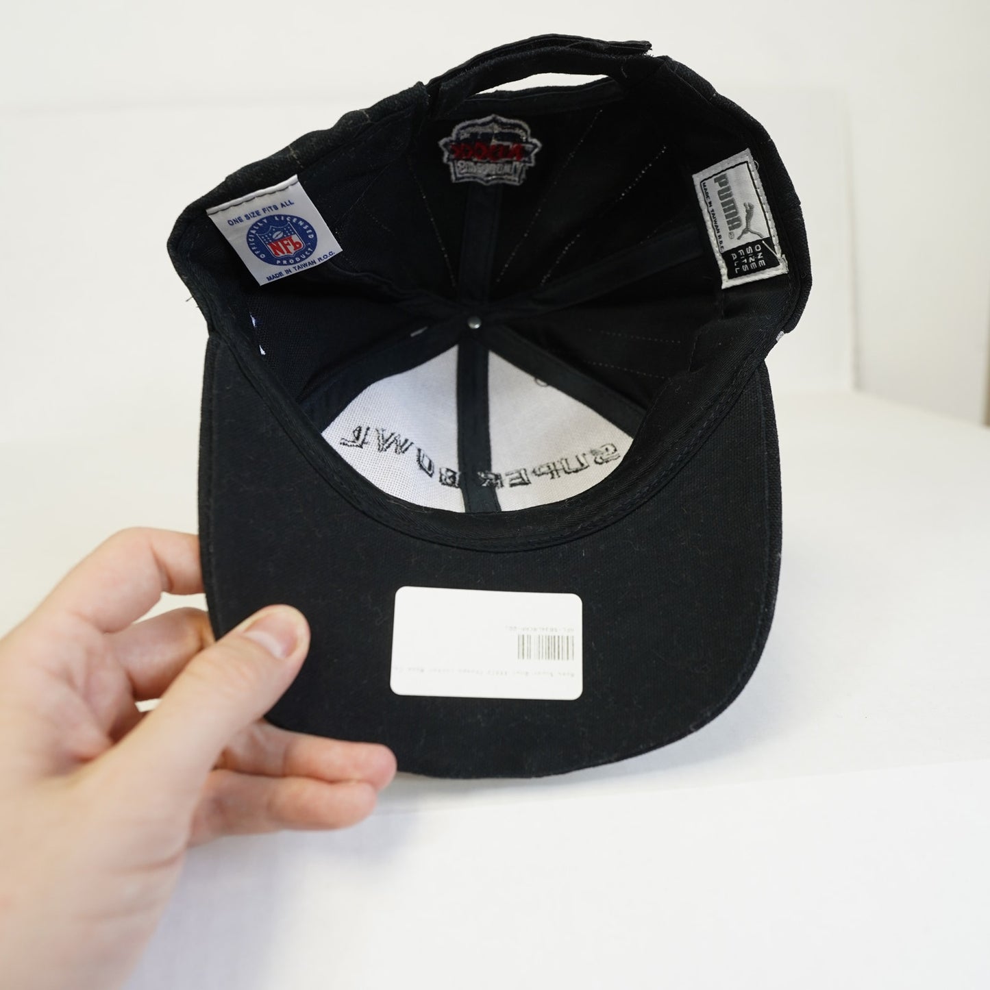 Vintage St. Louis Rams Super Bowl Champions Snapback Hat Puma 2000s Y2K Black