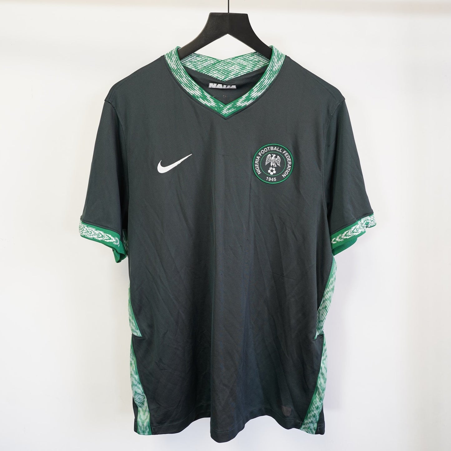 (XL) Nike Nigeria 2020/21 Away Soccer Jersey Men's XL Futbol Kit Dark Green