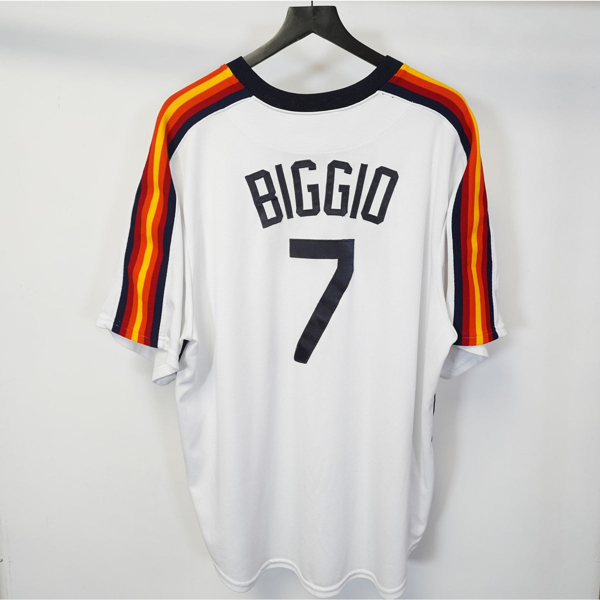 (2XL) Houston Astros Craig Biggio Sewn Majestic Baseball Jersey Men's 2XL White Retro