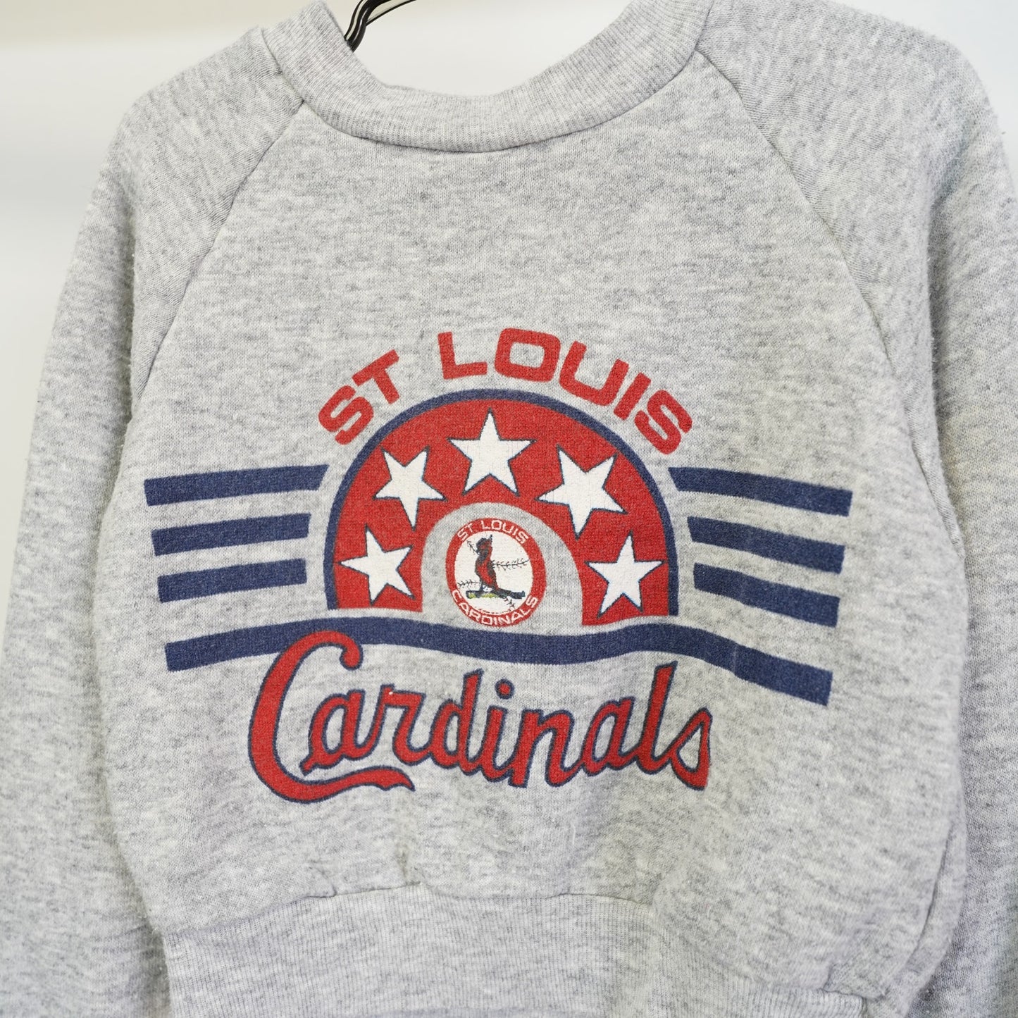 (Kids 2T) Vintage St. Louis Cardinals Crewneck Sweatshirt Kids Sz 2T Youth Gray MLB