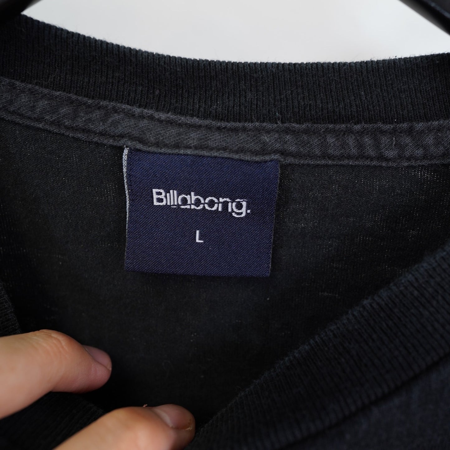 (L) Vintage Billabong Y2K Surf Skate Longsleeve T-Shirt Men's L 2000s Retro Black