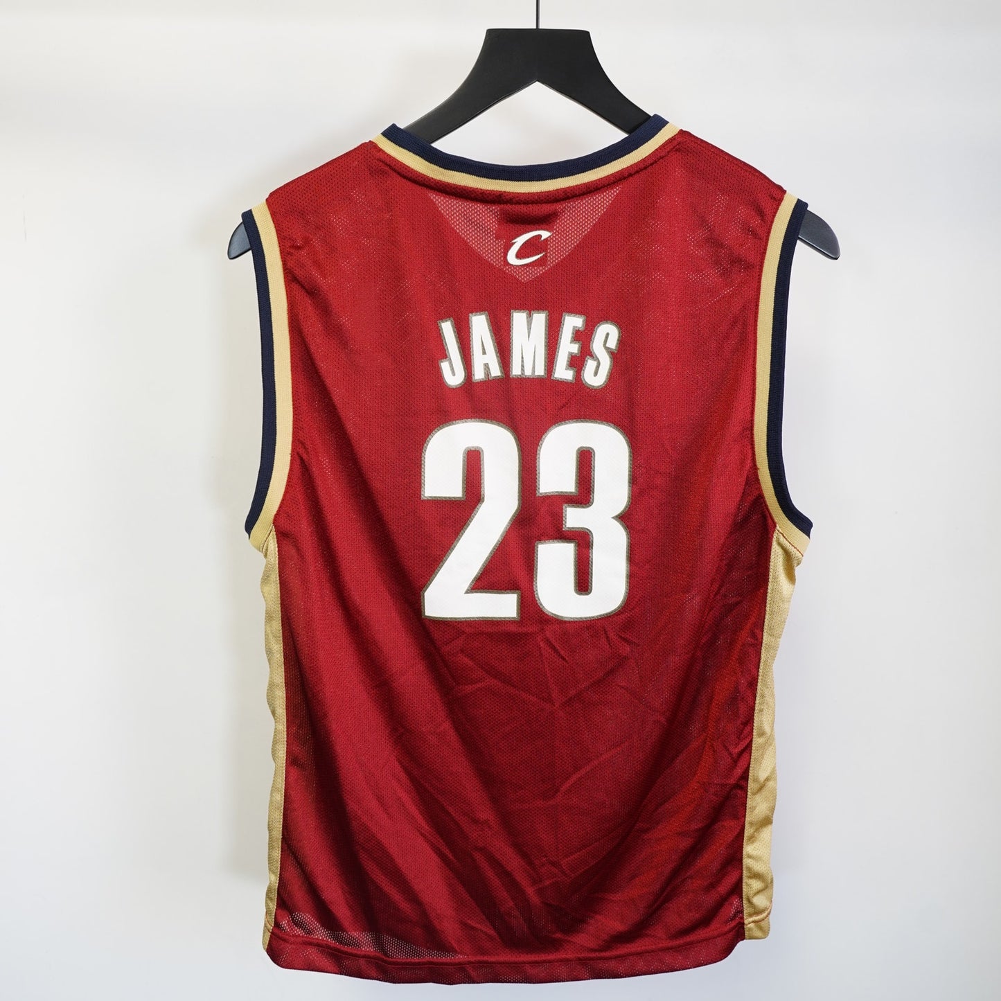 (Kids L) Vintage Lebron James Cleveland Cavaliers Reebok Basketball Jersey Youth L Kids