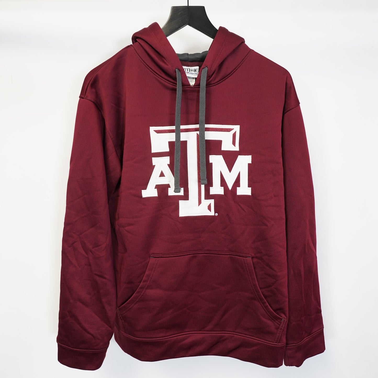 (M) Texas ATM Aggies Embroidered Majestic Hoodie Men's M Maroon 12th Man Gig Em