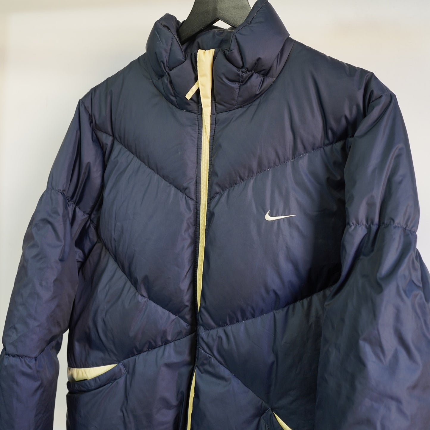 (L) Vintage Nike Tech Down Puffer Jacket Y2K Men's L 2000s Blue
