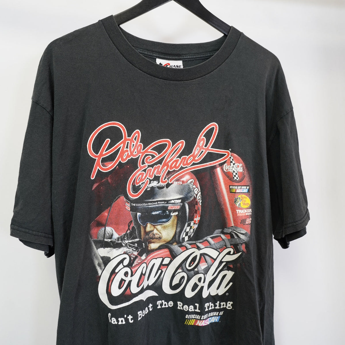(XL) Vintage Dale Earnhardt Sr. Nascar Coca-Cola Racing T-Shirt Men's XL Black Red
