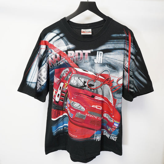(L) Dale Earnhardt Jr. Budweiser Nascar Racing All Over Print T-Shirt Men's L Chase