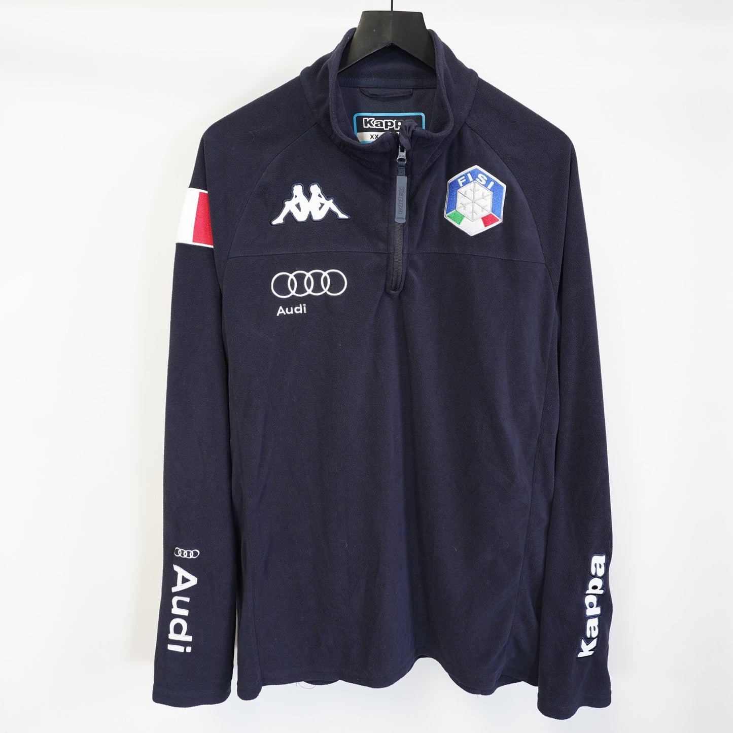 (XXL) Vintage Kappa Audi Formula 1 Racing Fleece Jacket Men's XXL Blue Stitched F1