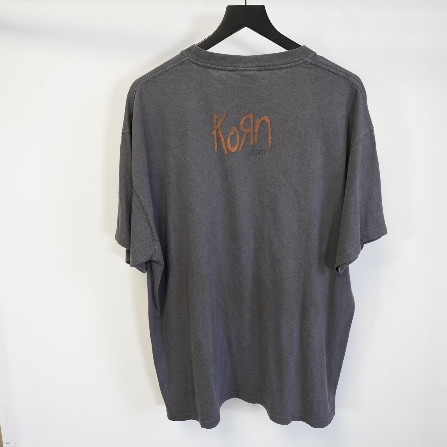 Vintage 1999 Korn Band T-Shirt Giant Gray Men's XL Y2K T-Shirt Cartoon Rock Punk