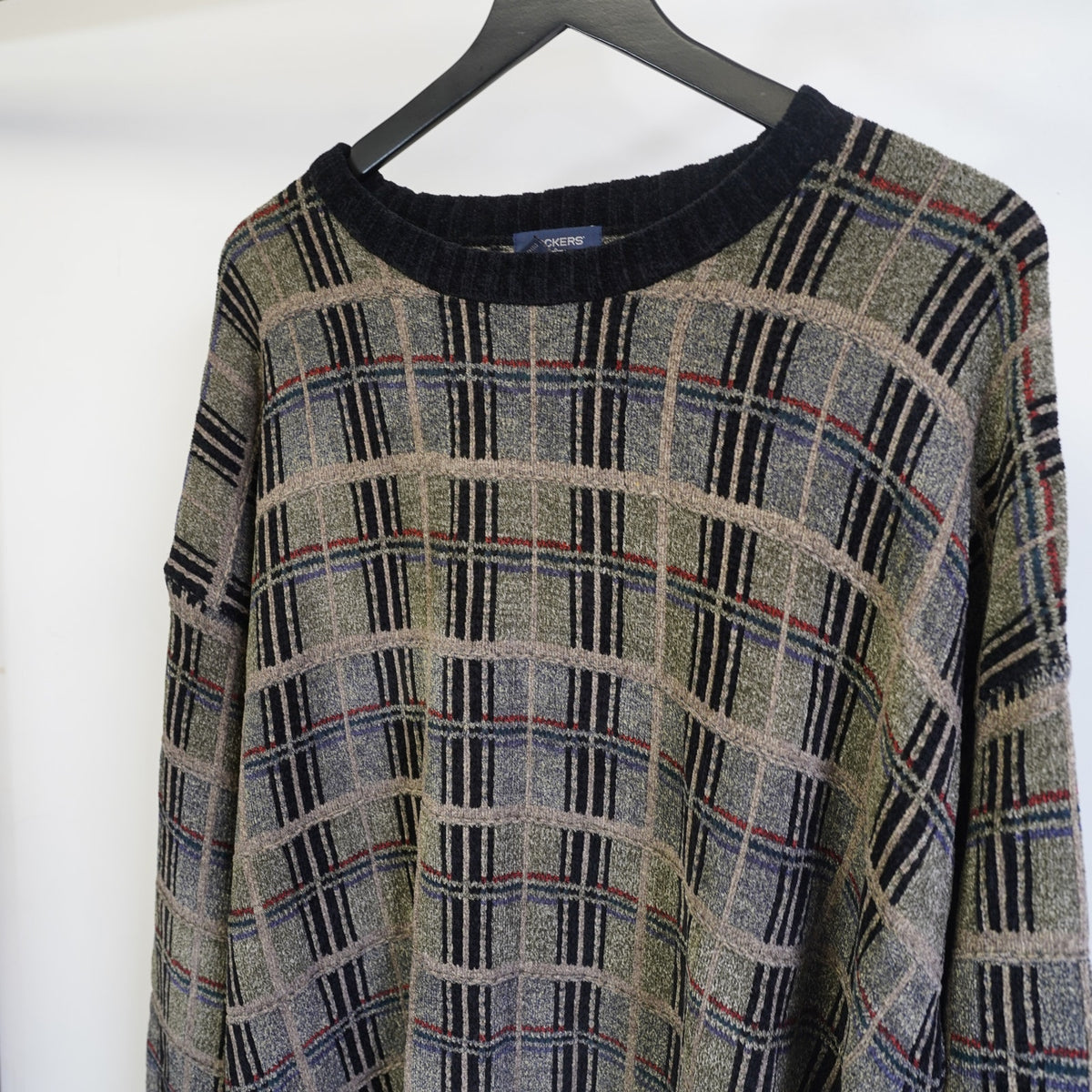 Dockers Pattern (2XLT) Vintage Dockers 90s Geometric Pattern Knit Sweater Men's 2XLT T ...
