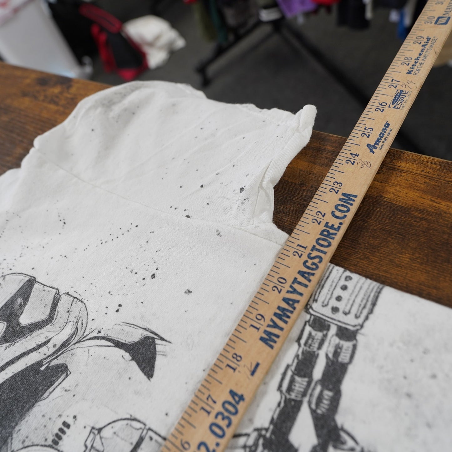 (XL) Star Wars Storm Troopers Force Awakens All Over Print T-Shirt Men's XL White