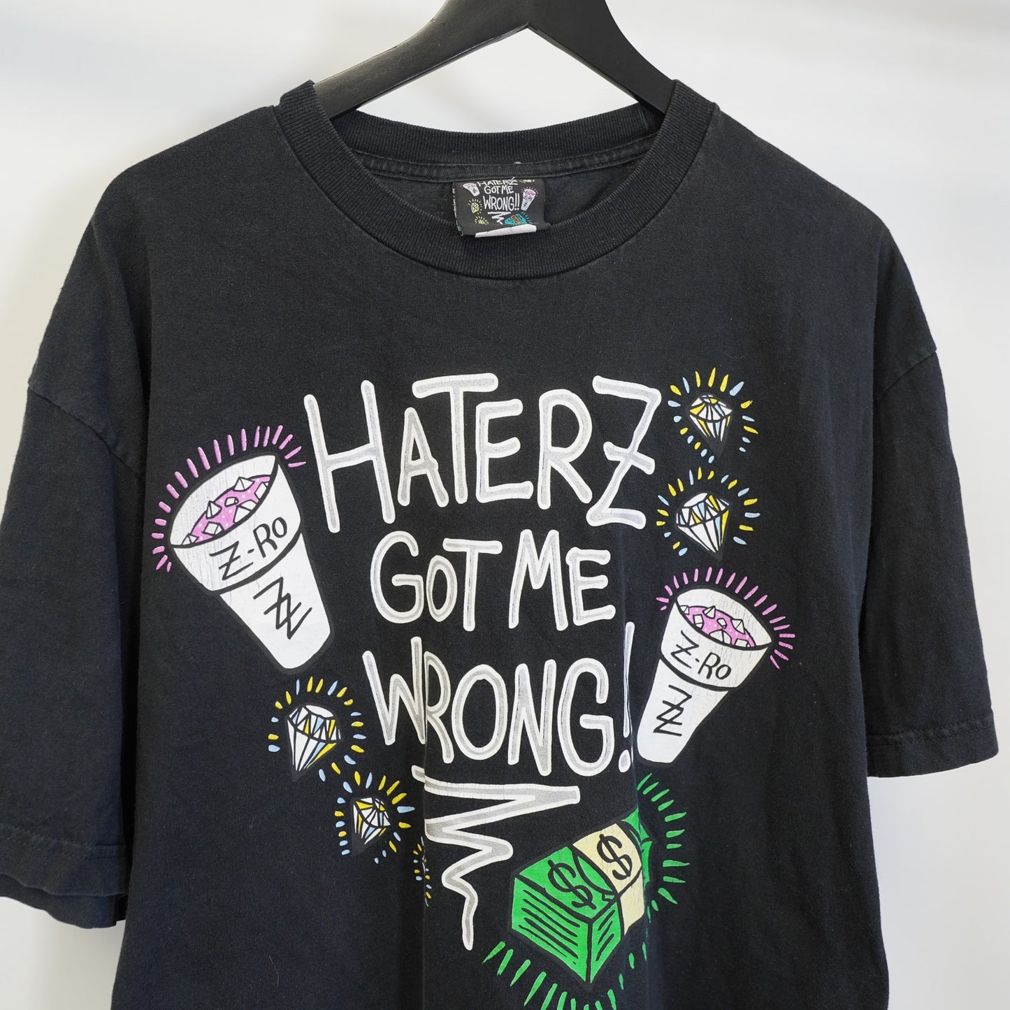 (XXL) Vtg Haterz Got Me Wrong Z-Ro Houston Rap T-Shirt Men's XXL SUC 2000s Hip Hop Y2K