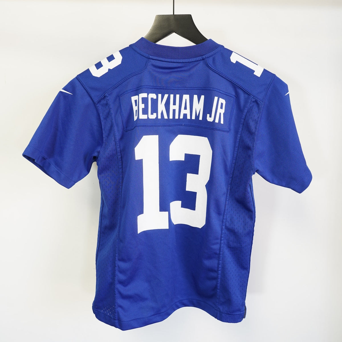 (Kids M) Nike Odell Beckham Jr. New York Giants Jersey Kids M Boys Youth Blue Retro