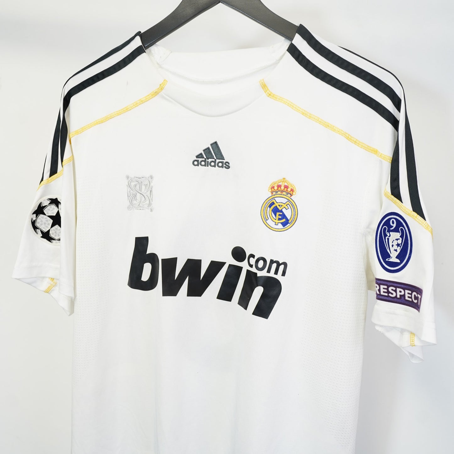 Adidas Real Madrid Kaka Home Soccer Jersey 2009-10 Men's XL White Futbol Kit