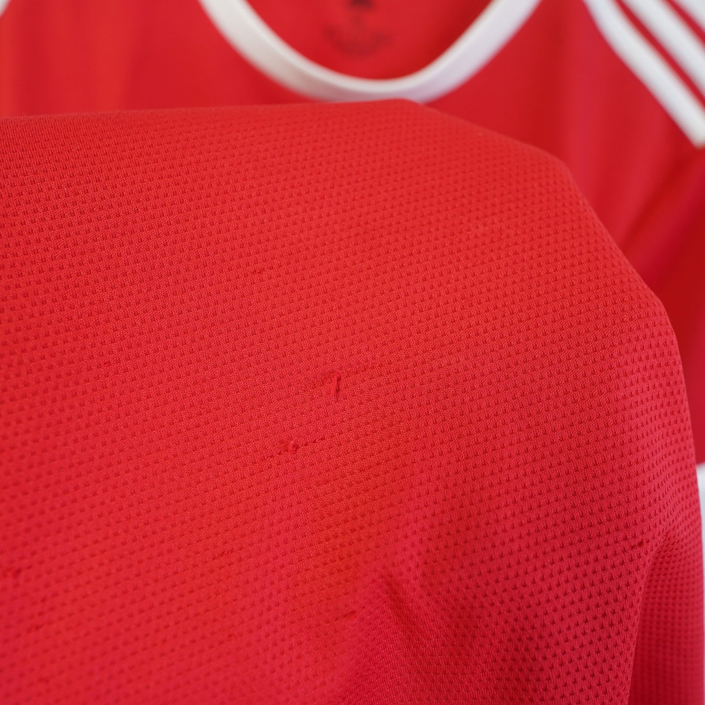 (XL) Adidas Manchester United Jadeo Sancho Soccer Jersey Men's XL Red White Futbol