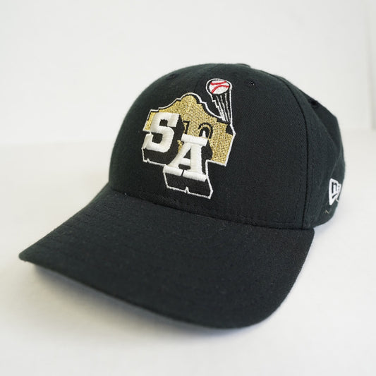 Vintage San Antonio Missions New Era Snapback MiLB Minor League 90s Black Alamo