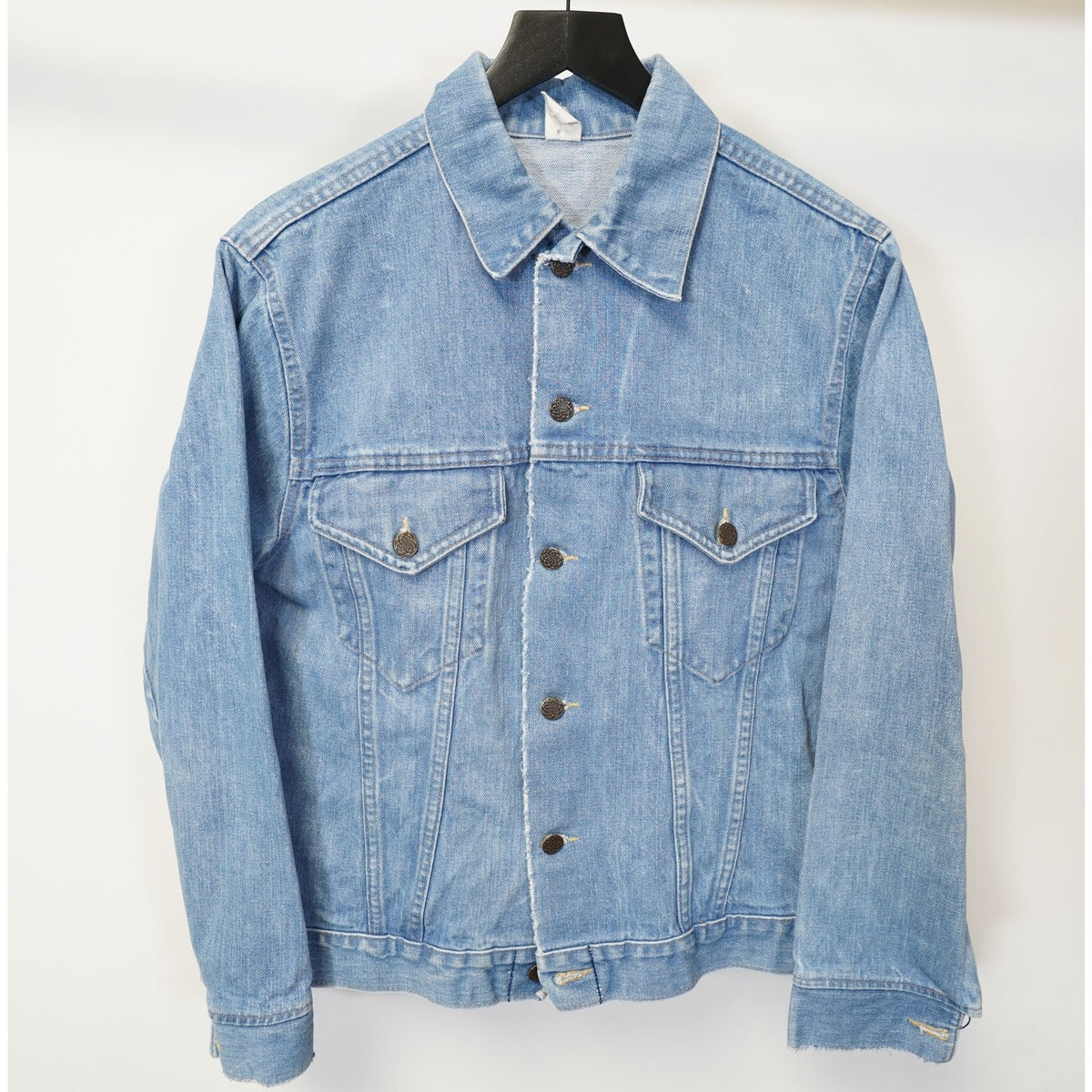 (M) True Vintage 1970s Light Wash Denim Jacket Men's M Western Indie