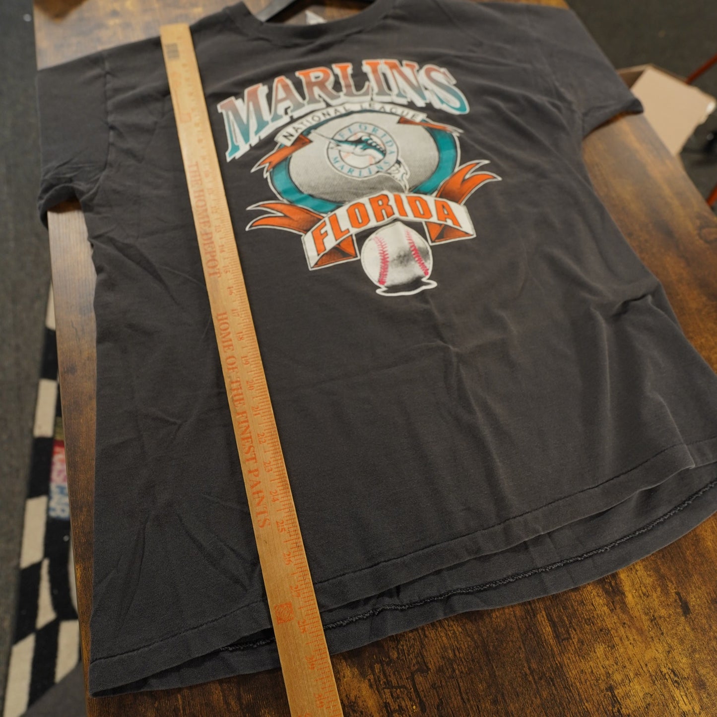 (XL) Vintage Florida Marlins Single Stitch T-Shirt MLB