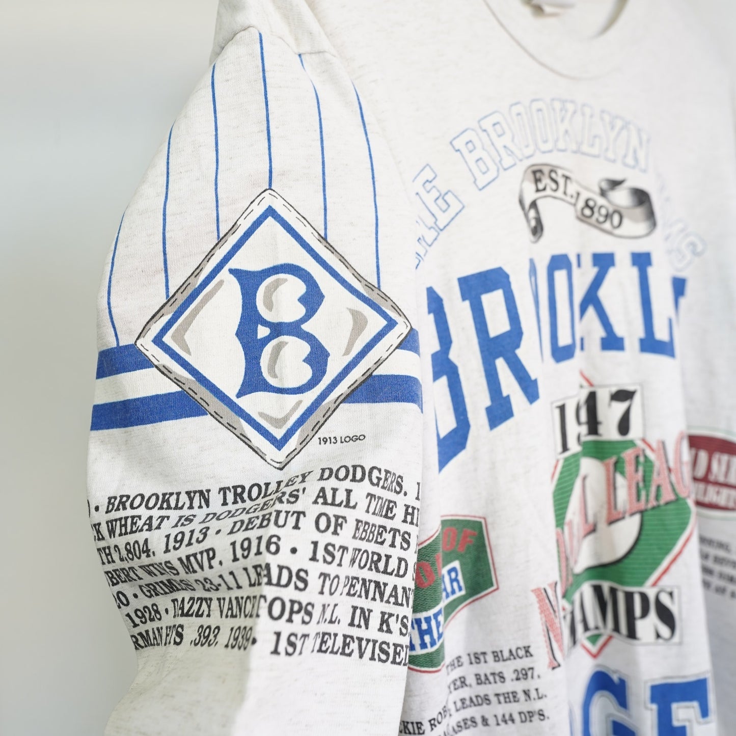(XL) Vintage Brooklyn LA Dodgers Long Gone Cooperstown Collection T-Shirt Men's XL