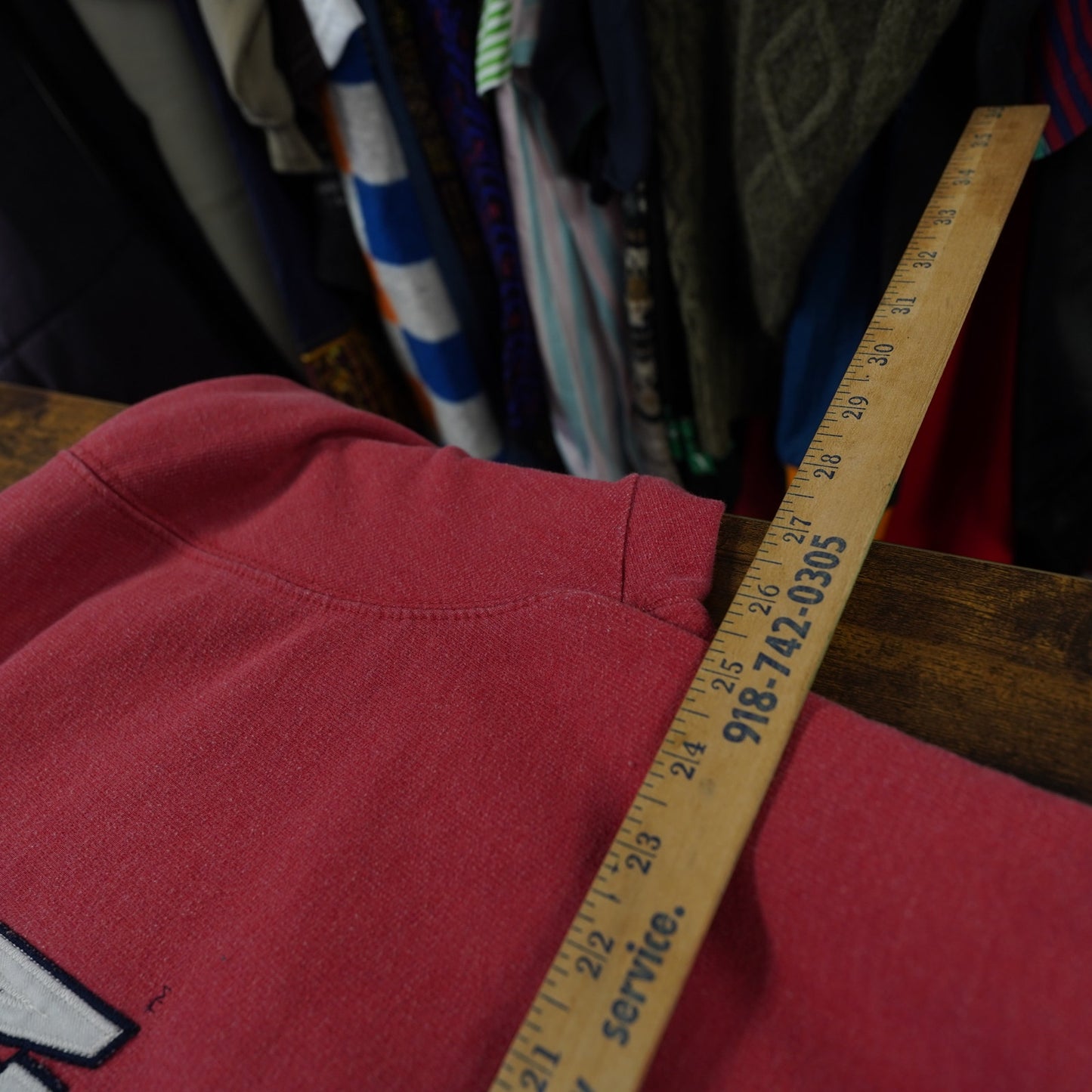 University of Houston Cougars OVB Stitched Hoodie Men's XL Red Pink Embroidered