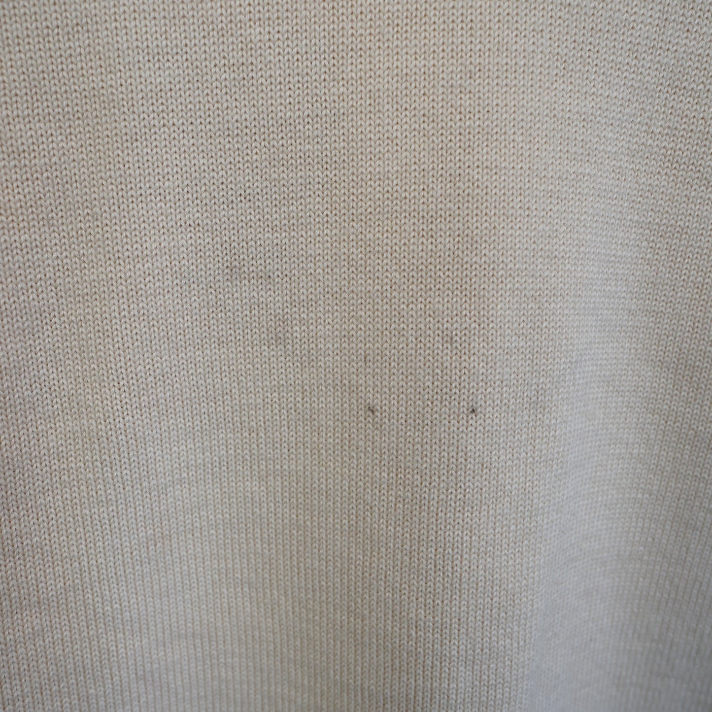 (S) True Vintage 1940s-50s Letterman Knit Wool Cardigan Sweater "L" Men's S Tan