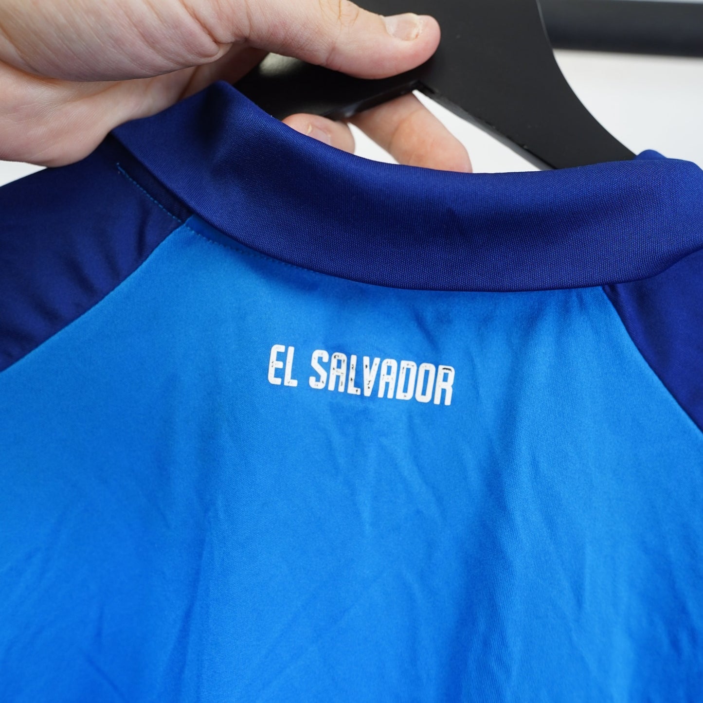 (M) Umbro El Salvador 2019 Home Soccer Jersey Men's M Blue Football Kit Futbol