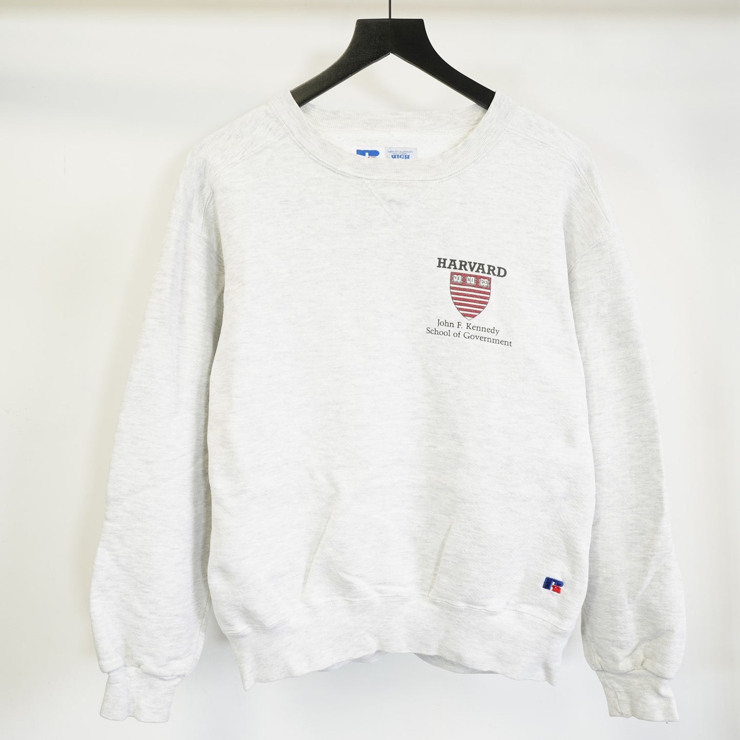 (M) Vintage Harvard School of Government Russell Athletic Sweatshirt Mens M 90 Gray