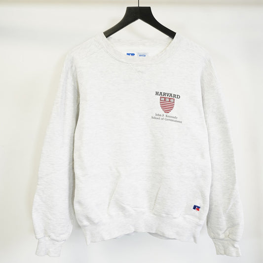 (M) Vintage Harvard School of Government Russell Athletic Sweatshirt Mens M 90 Gray