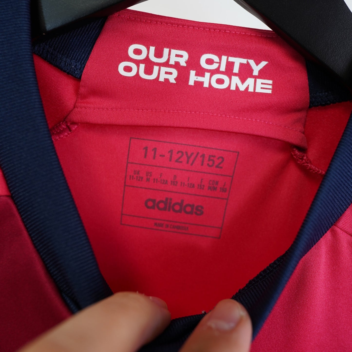 (Youth 11-12Y) St. Louis City SC Adidas Youth 2023 Soccer Jersey Kids Pink Futbol