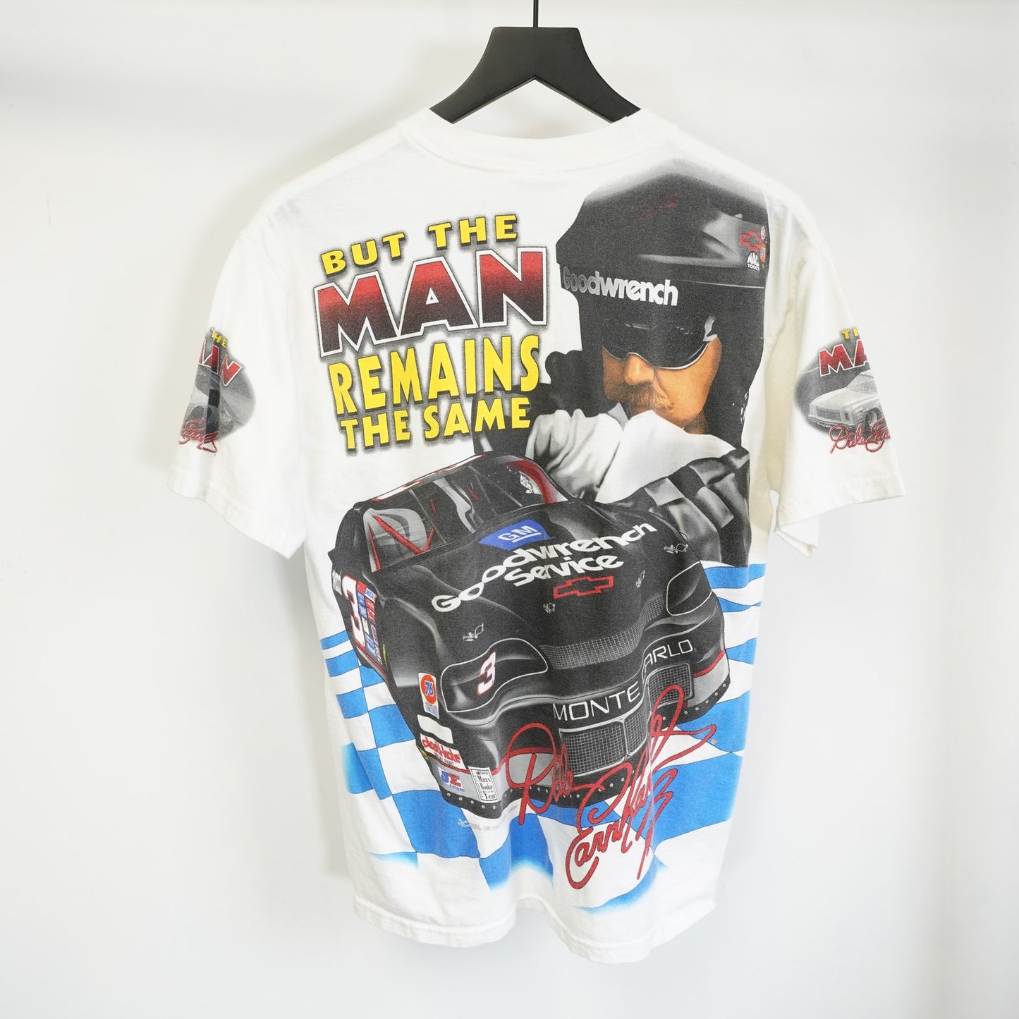 (M) Vintage Dale Earnhardt Sr. Nascar T-Shirt Men's M Chase Authentic White Racing