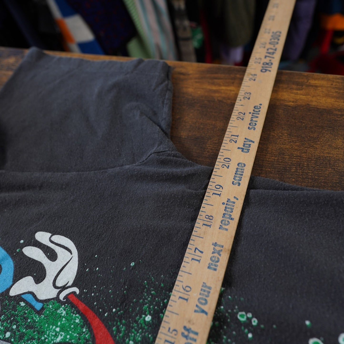 (L) Vintage The Ren & Stimpy Changes T-Shirt Size L 1991 Black Single Stitch
