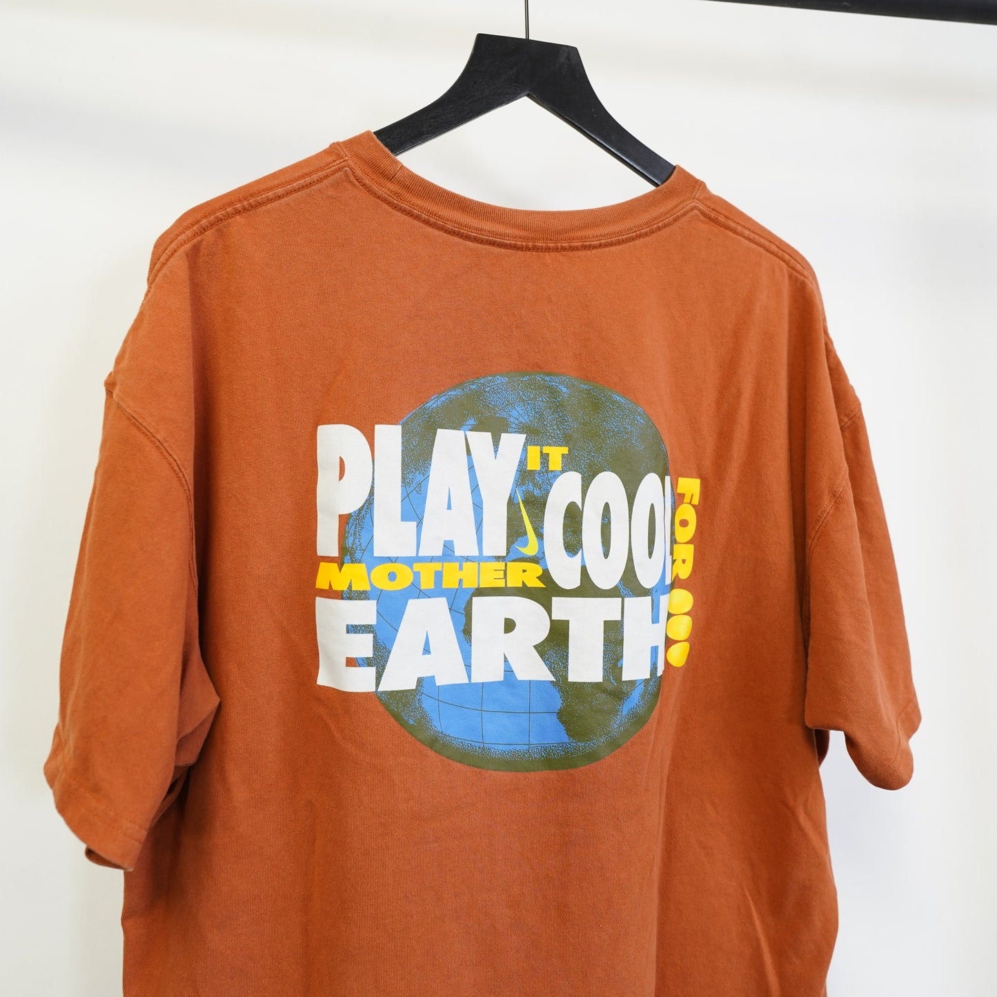 (XXL) Nike Love Mother Earth Retro T-Shirt Men's XXL Burnt Orange Nature Vintage