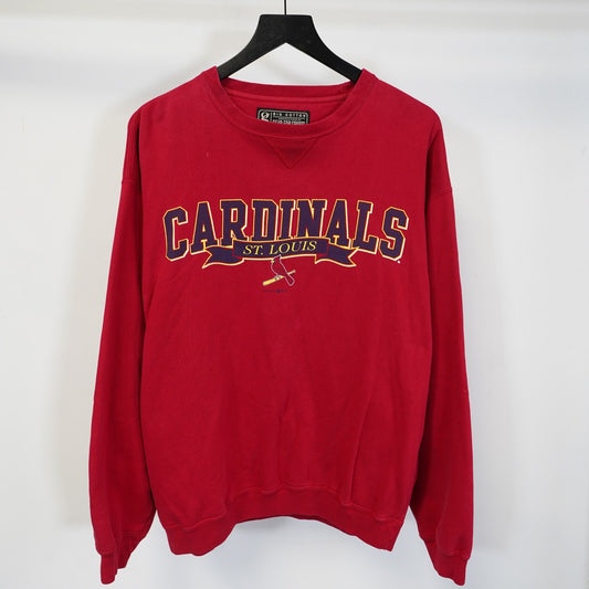 (M) Vintage St. Louis Cardinals Sweatshirt Men's M Red Crewneck MLB Retro 90s