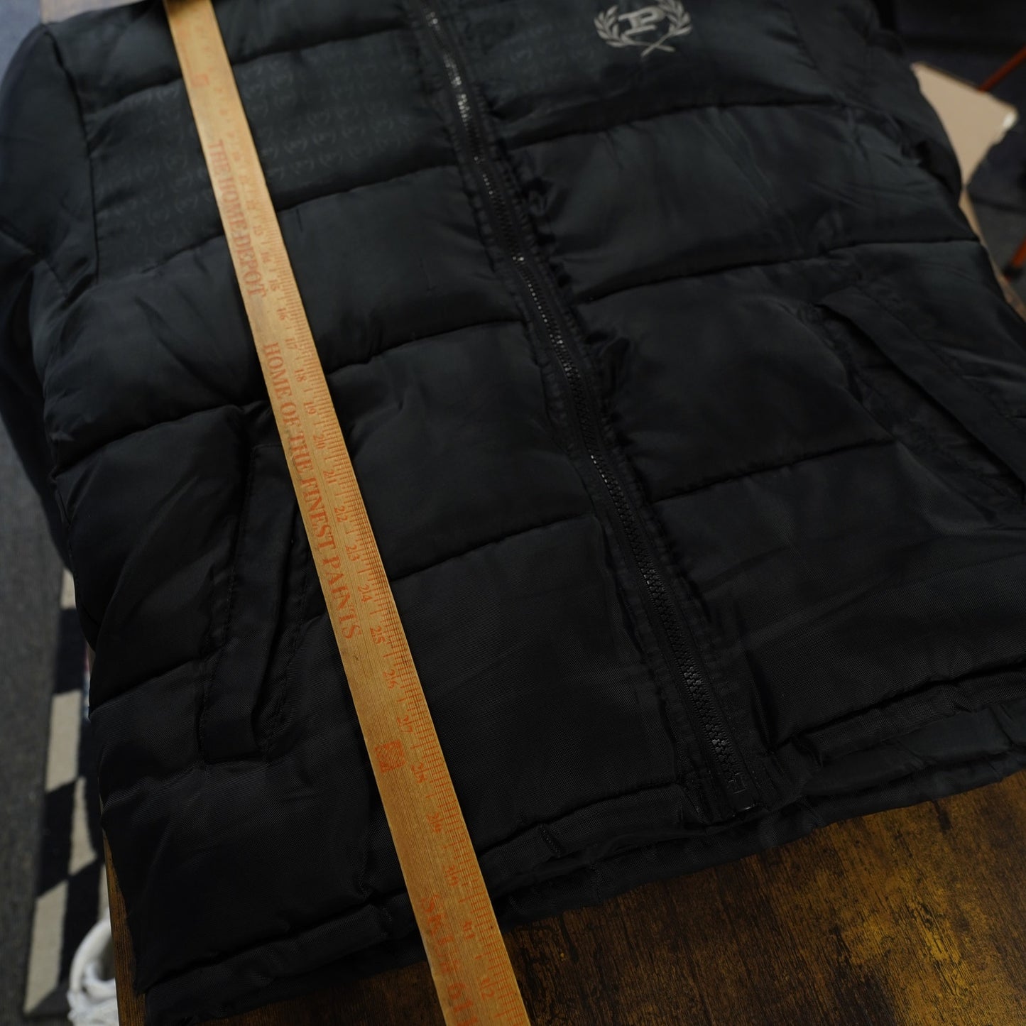 (M) Phat Farm Classics Puffer Jacket Heavy Winter Parka Coat Hip Hop Y2K