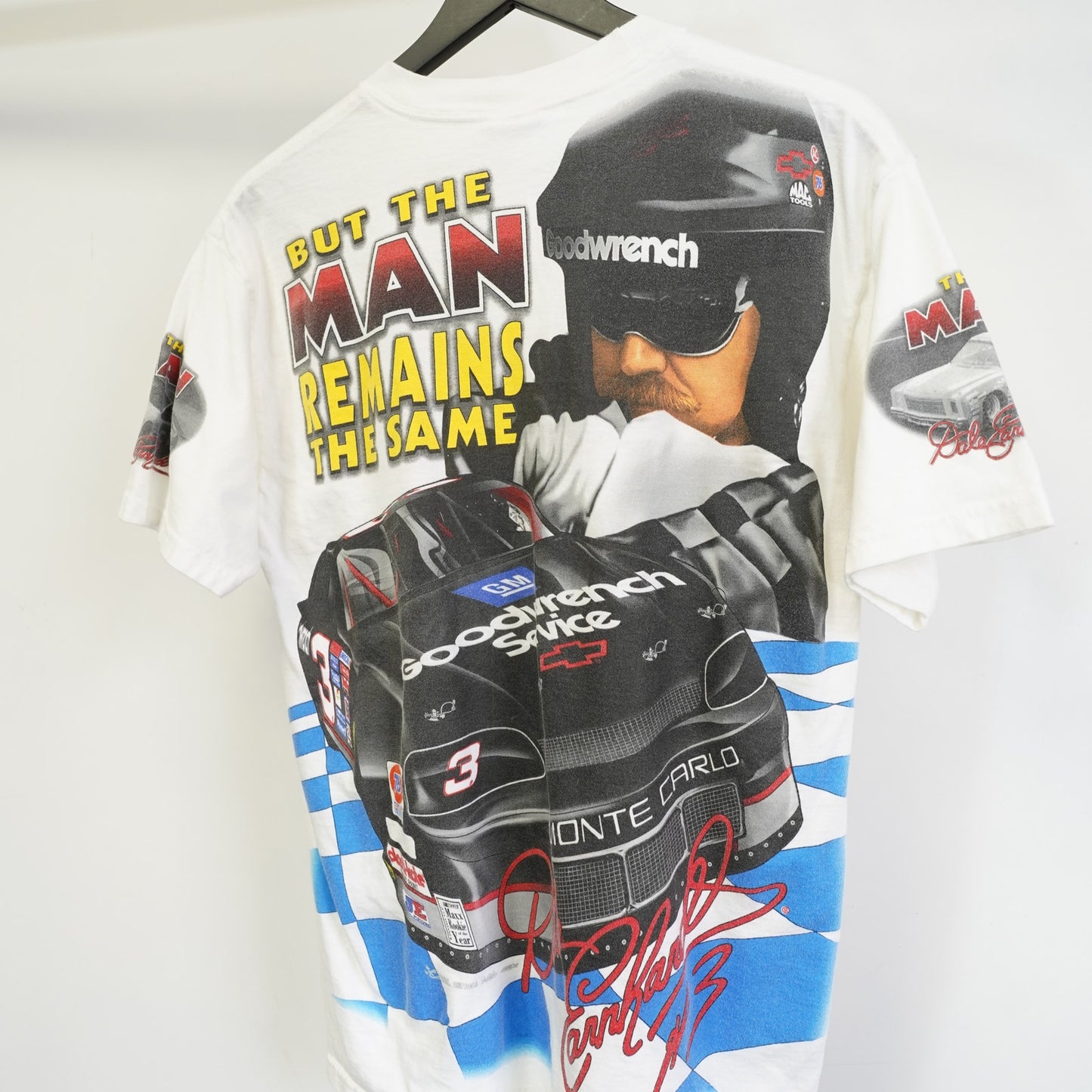 (M) Vintage Dale Earnhardt Sr. Nascar T-Shirt Men's M Chase Authentic White Racing